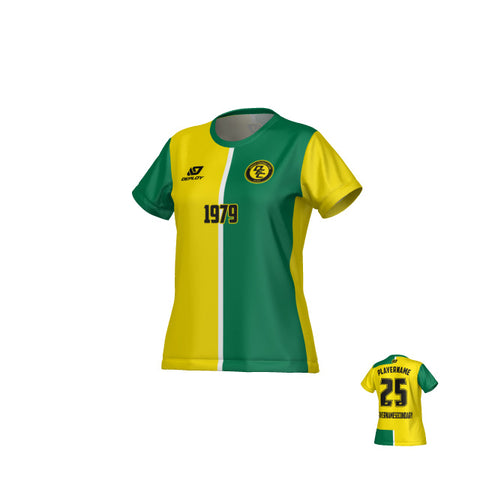 Split Womens Jersey - Yellow