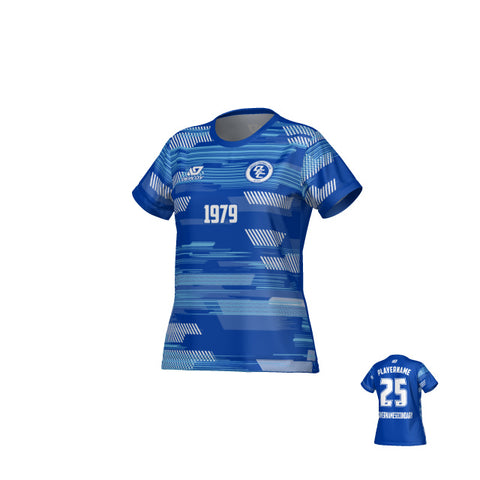 Glitch Womens Jersey - Royal Blue & Sky Blue