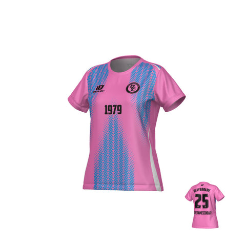Halftone Womens Jersey - Pink