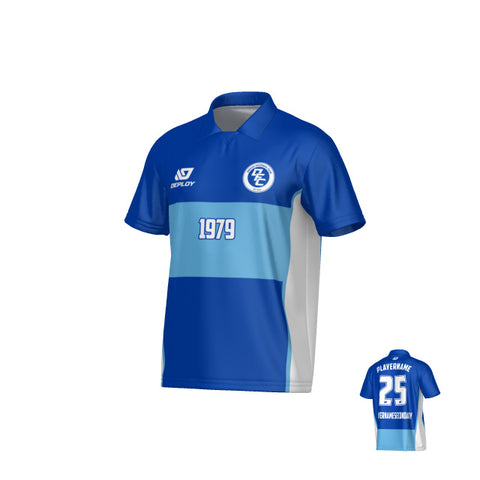 Shift Collared Jersey - Royal Blue & Sky Blue