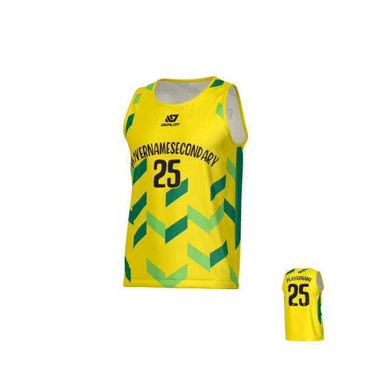 Arrows Sports Singlet - Yellow
