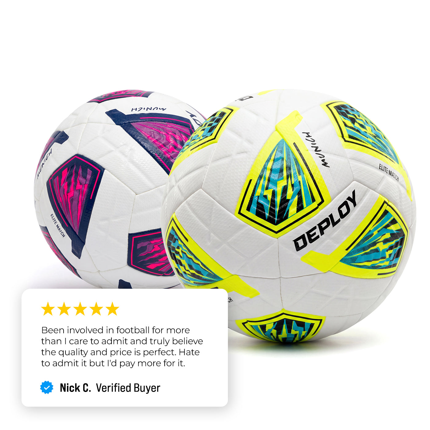 Munich - Elite+ Match Football - Deploy Football - Australia's Best Footballs & Soccer Balls